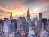 Midtown Skyline with Chrysler Building and Empire State Building  Manhattan  New York City  USA