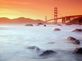 USA  California  San Francisco  Golden Gate Bridge from Marshall Beach