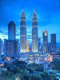 Petronas Towers and Klcc  Kuala Lumpur  Malaysia