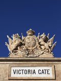 Malta  Europe  Coat of Arms on the Victoria Gate  Dating Back to the British Rule