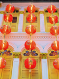 Singapore  Singapore City  Chinatown  Lanterns at Dusk