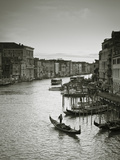 Grand Canal from the Rialto  Venice  Italy