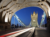 The Famous Tower Bridge over the River Thames in London