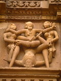 India  Madhya Pradesh  Khajuraho  Kandariya Mahadeva Temple at Khajuraho is Famed For Exuberant Scu