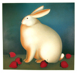 Rabbit with Strawberries