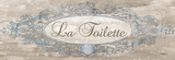 La Toilette Sign