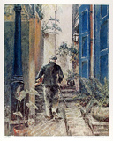 Untitled (Old Man and Stairs)