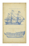 Vintage Ship Blueprint