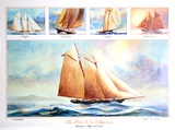 Five US Schooners 1851-1876