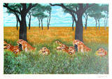 Lion Diptych