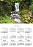 Geroldsauer Waterfall in Grobbach Valley in the Black Forest