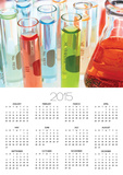 Test Tubes of Colored Liquid
