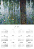 Waterlilies: Morning with Weeping Willows  Detail of the Left Section  1915-26