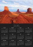 Mitten Buttes and Merrick Butte in Monument Valley