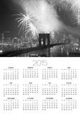 Fireworks over the Brooklyn Bridge