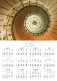 Spiral Staircase at Eckmuhl Lighthouse in Brittany