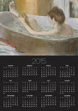 Woman in Her Bath  Sponging Her Leg  circa 1883