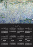 Waterlilies: Morning with Weeping Willows  Detail of the Central Section  1915-26