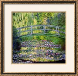 The Waterlily Pond with the Japanese Bridge  1899
