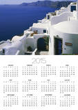 Apartment block in Oia  Santorin  Greece