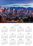 Vancouver skyline in front of North Shore Mountains