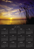 Sunset on the Barnegat Bay and Sea Oats