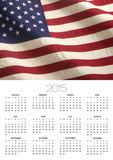 Closeup of American Flag