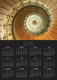 Spiral Staircase at Eckmuhl Lighthouse in Brittany