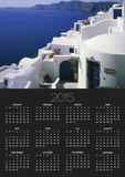Apartment block in Oia  Santorin  Greece