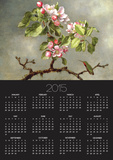 Apple Blossoms and a Hummingbird  1875