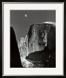 Moon and Half Dome  Yosemite National Park  1960