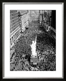 People Crowd Times Square at 42nd Street