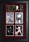 Elvis Presley framed photo presentation