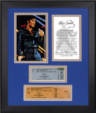 Elvis Presley "68 Special 40th Anniversary" framed photo with replica ticket