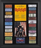 The Beatles 1964 US Tour framed presentation with 23 replica concert tickets