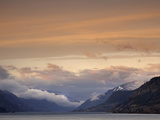 Columbia River Gorge Sunrise on the Washington/Oregon Border in Winter  USA