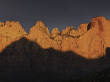 Towers of the Virgin at Sunrise in Zion National Park  Utah  USA