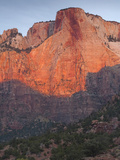 Altar of Sacrifice at Sunrise in Zion National Park  Utah  USA