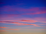Wispy Pink Clouds at Sunset