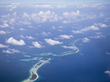 Aerial View of Majuro Atoll  Marshall Islands  Micronesia  Pacific Ocean