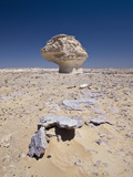 Cone Formation of Limestone  White Desert National Park  Libyan Desert  Egypt