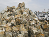 Scrap Metal at a Recycling Plant  Blackburn  United Kingdom