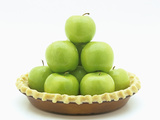 Granny Smith Apples in a Raw Pie Crust