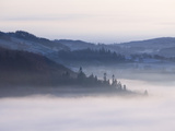 Valley Fog in Ambleside  Lake District  United Kingdom