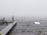 Hurricane Wilma Winds Striking Southern Florida on October 25  2005