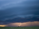 Cloud-To-Ground Lightning from an Approaching Squall Line in Southwestern Nebraska  USA