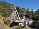 Belden Powerhouse and Penstock  North Fork of the Feather River  California  USA
