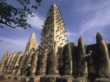 Sudanese Style Mosque at Bobo Dialasso  Burkina Faso