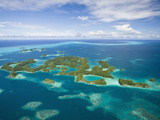 Aerial View of Seventy Islands  Micronesia  Palau