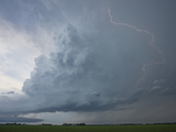 Intracloud Lightning from a Supercell Near Grand Island  Nebraska  USA